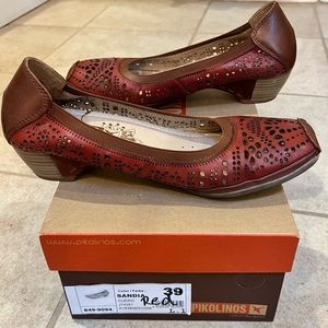 Burgundy Red leather Pikolinos 39/8.5